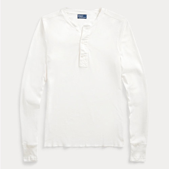 Polo Ralph Lauren Cotton Henley Shirt - Picture 2 of 4